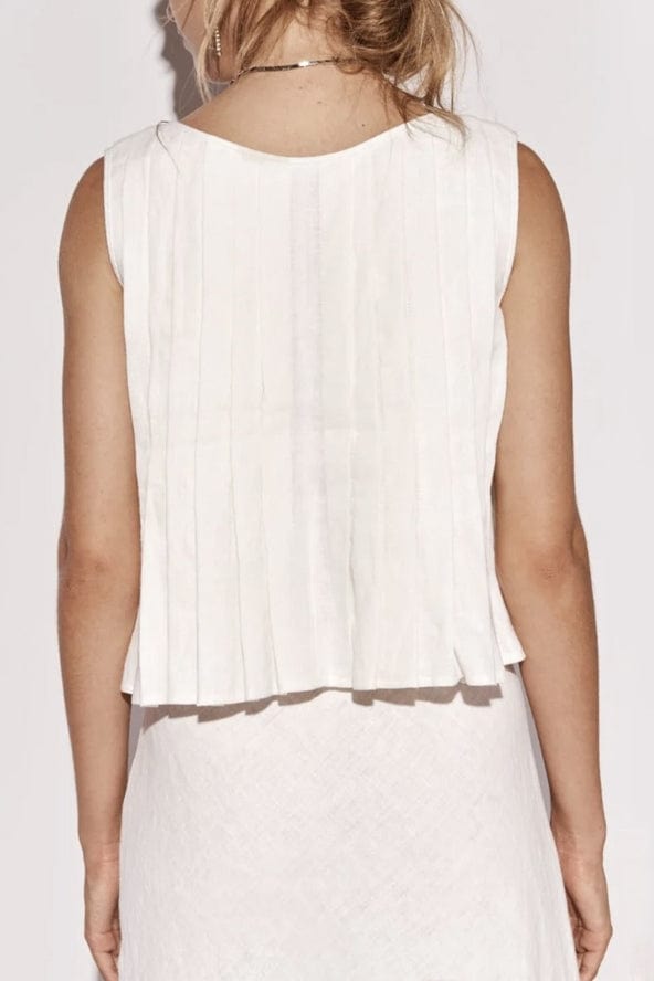 Rosa Clothing Rosa Clothing Pleated Tie Front Sleeveless Top - Little Miss Muffin Children & Home