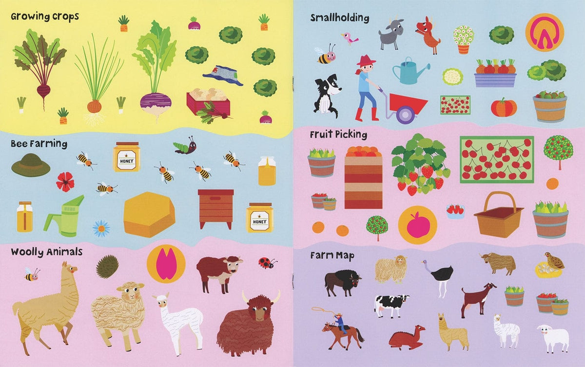 EDC Publishing Farm, Sticker Facts - Little Miss Muffin Children & Home