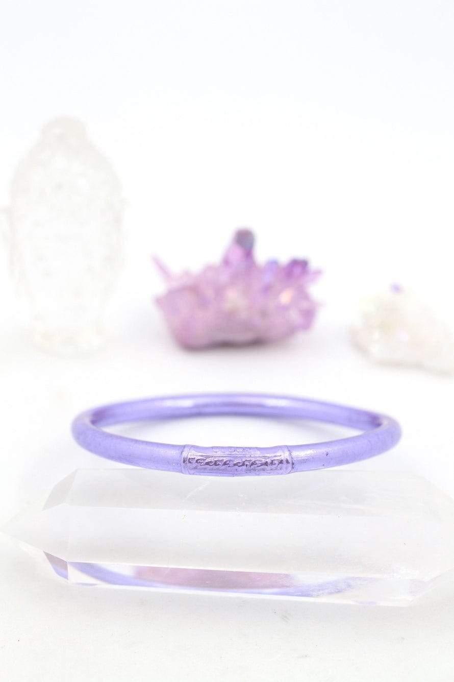 Single Rainbow Thai Buddhist Temple Bracelet, Mantra Bangle, Veri Peri