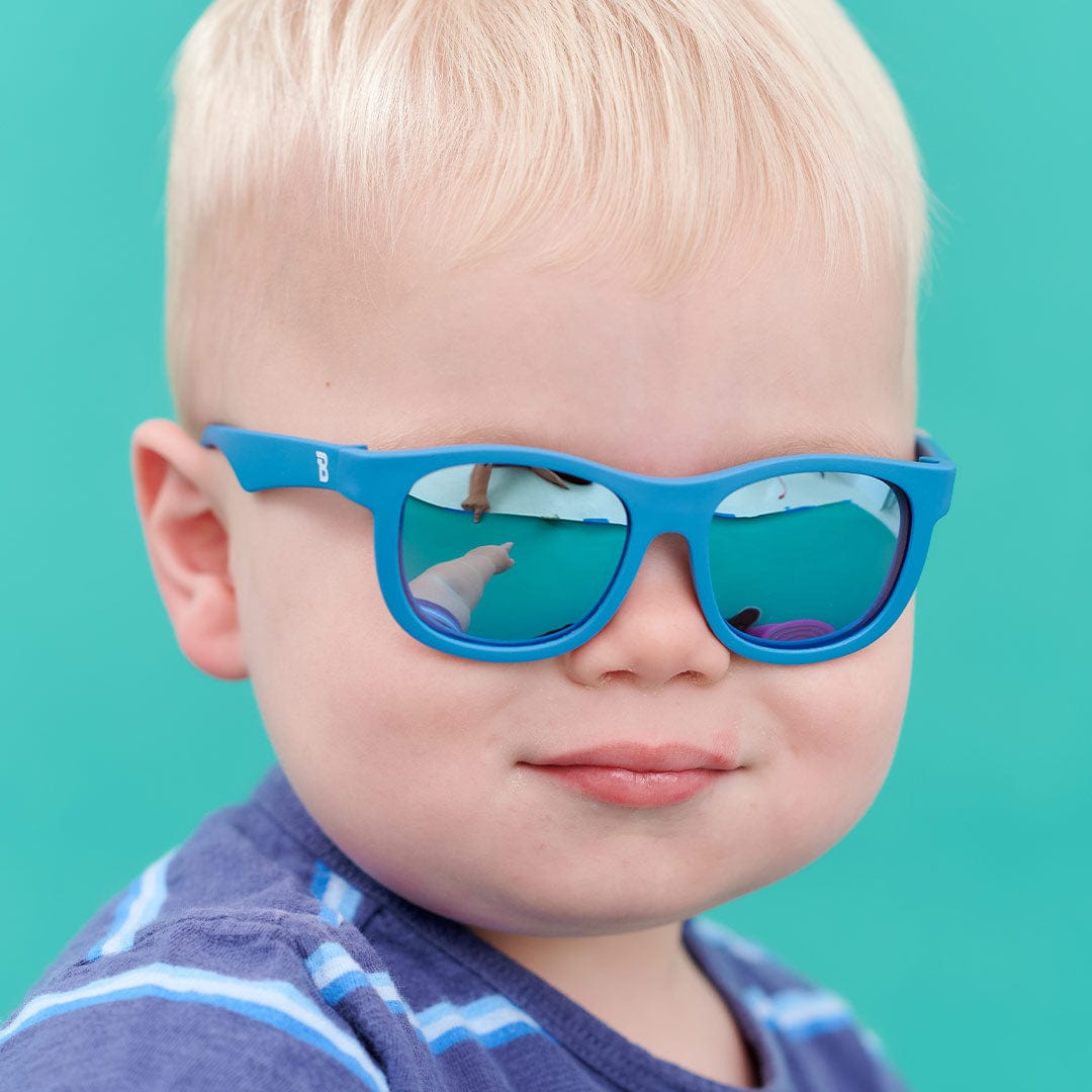 Babiators Midnight Blue Polarized Kid Sunglasses with Mirrored Lens - Little Miss Muffin Children & Home
