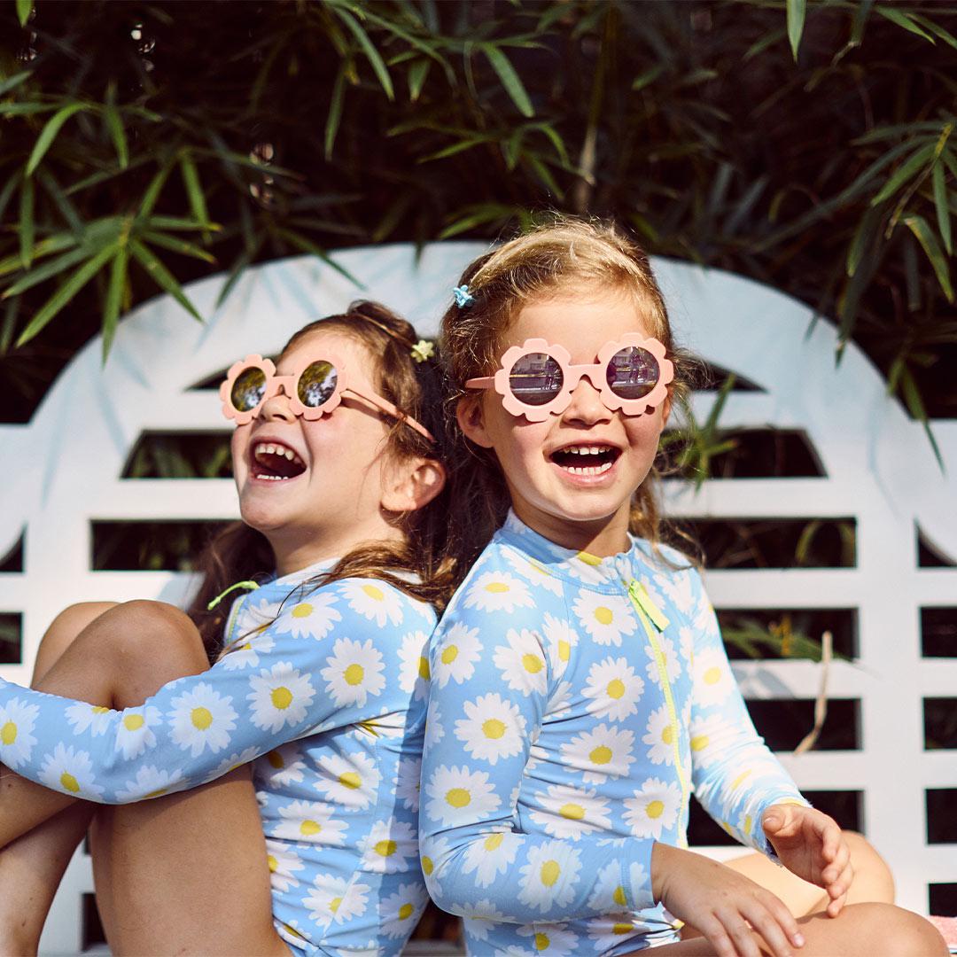 Babiators Peach Keen Polarized Flower Sunglasses with Mirrored Lens - Little Miss Muffin Children & Home