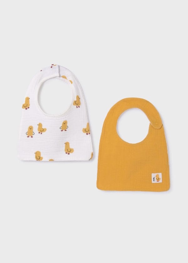Mayoral Usa Inc Mayoral 2-Piece Gauze Bib Set - Little Miss Muffin Children & Home