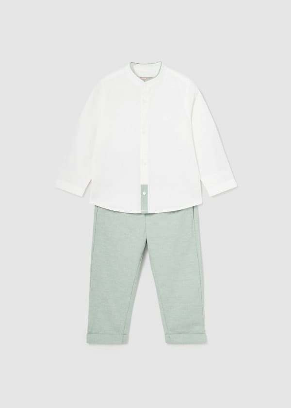 Mayoral Usa Inc Mayoral 2-Piece Linen Pants Set - Little Miss Muffin Children & Home