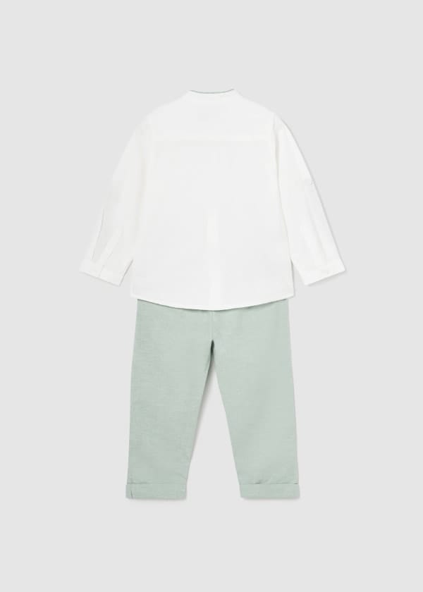 Mayoral Usa Inc Mayoral 2-Piece Linen Pants Set - Little Miss Muffin Children & Home