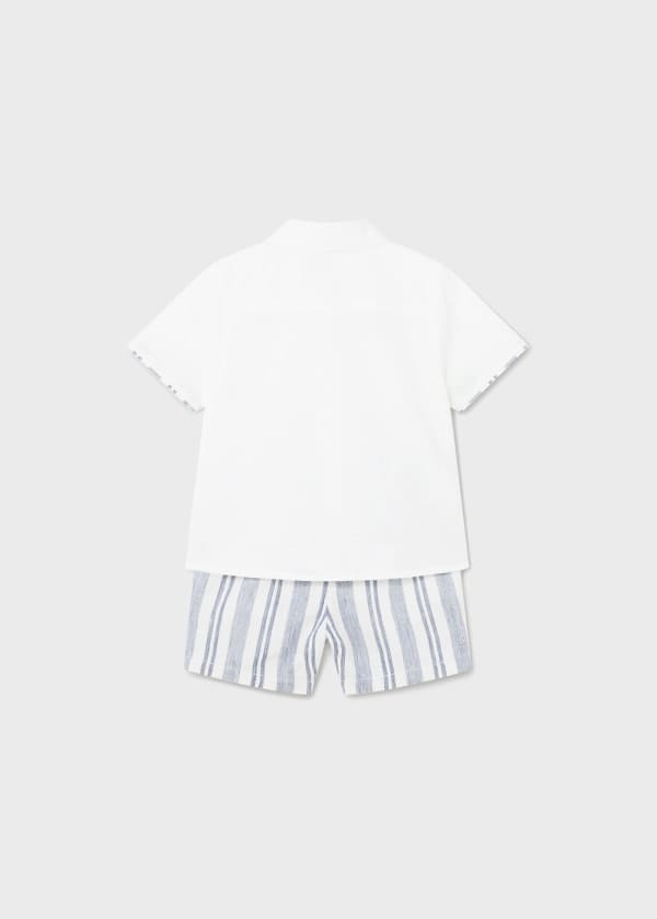 Mayoral Usa Inc Mayoral Dressy Linen Short Set - Little Miss Muffin Children & Home