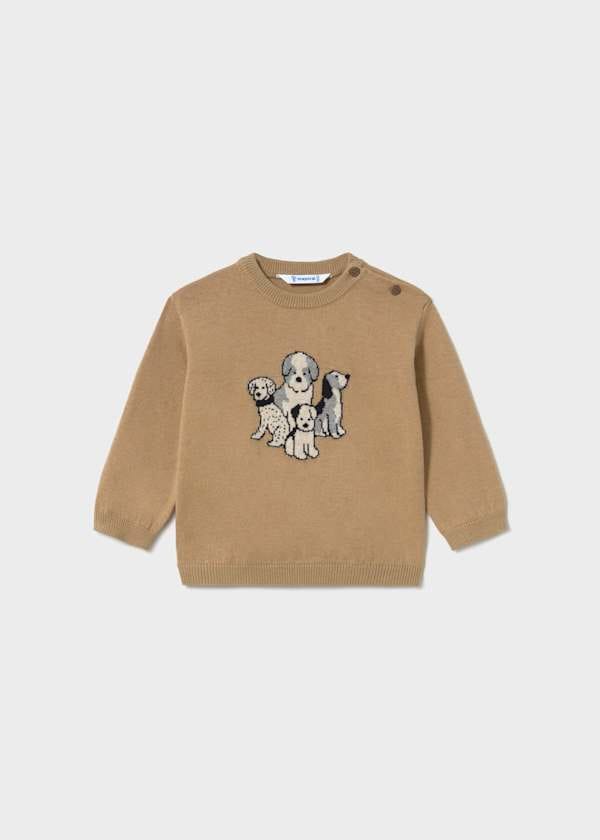 Animal Intarsia Knit Sweater
