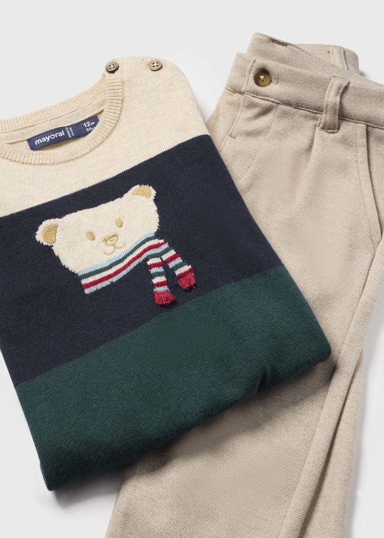 Mayoral Usa Inc Mayoral Animal Sweater & Pants Set for Baby - Little Miss Muffin Children & Home