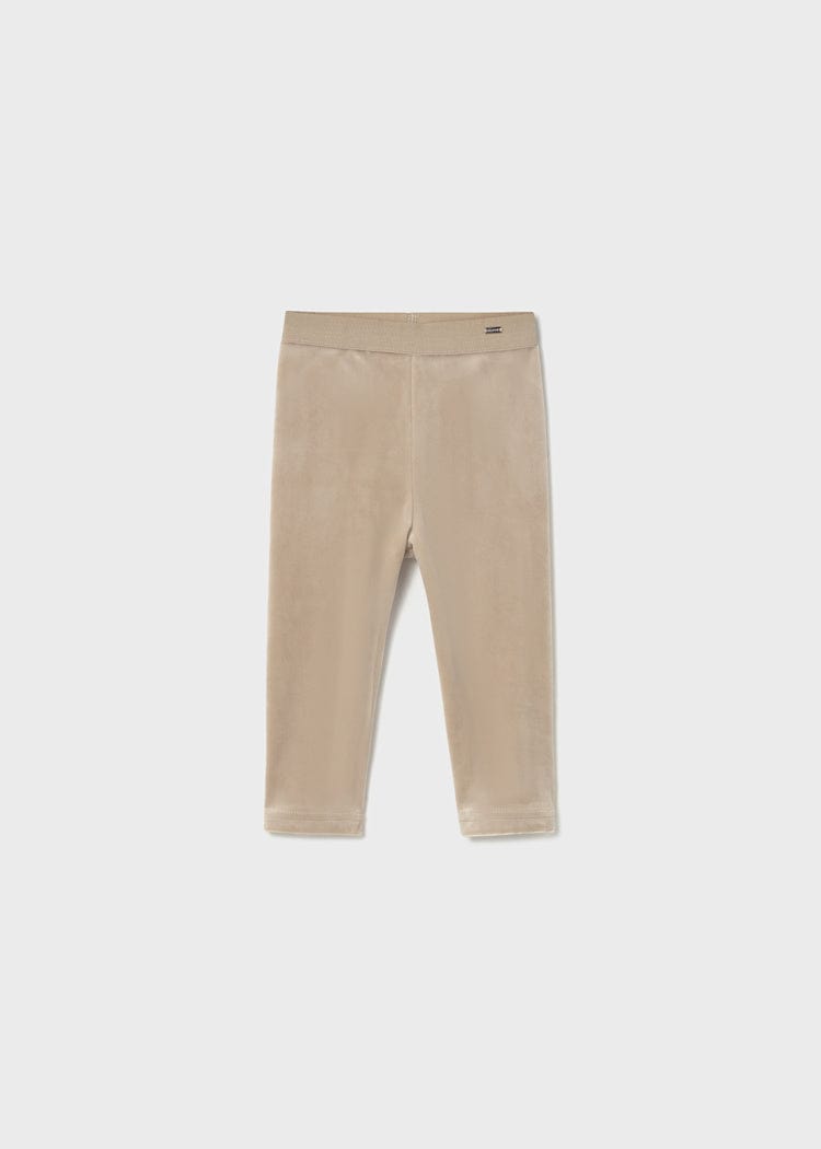 khaki velvet leggings for baby