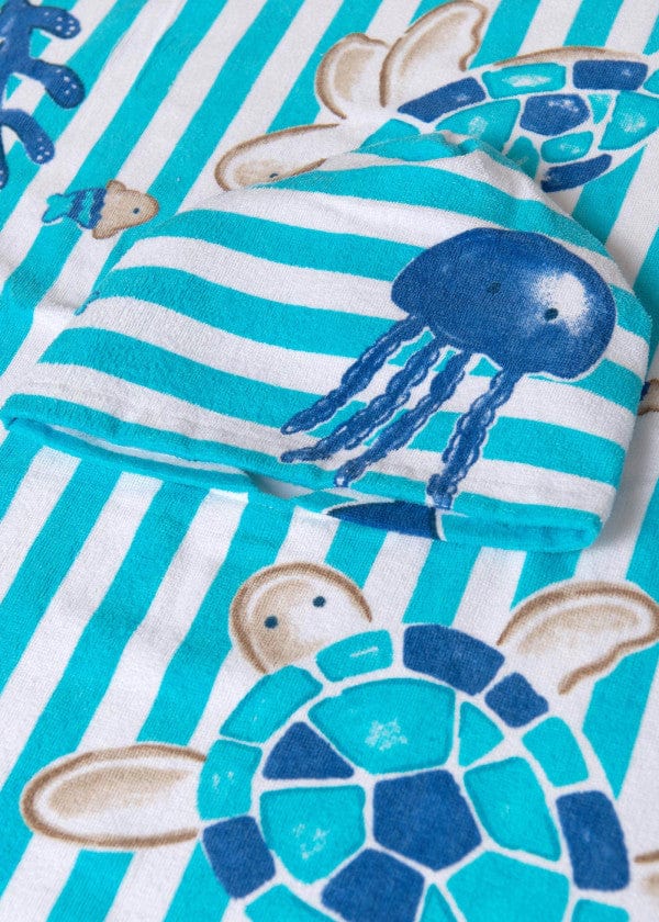 Mayoral Usa Inc Mayoral Turtle Hooded Towel - Little Miss Muffin Children & Home