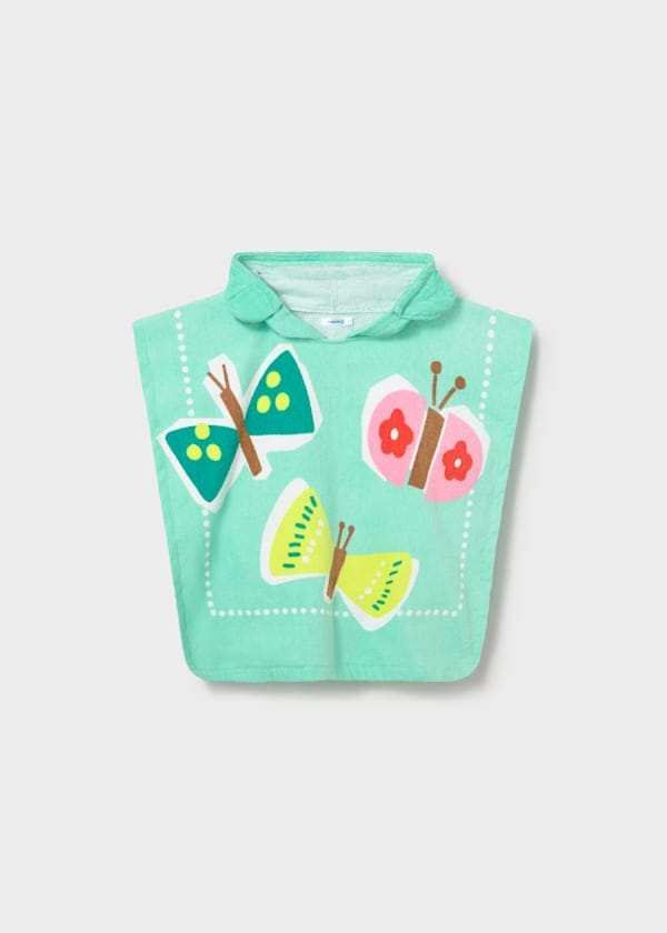 Hooded Beach Towel in Turquoise