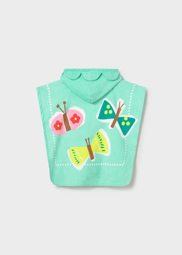 Hooded Beach Towel in Turquoise