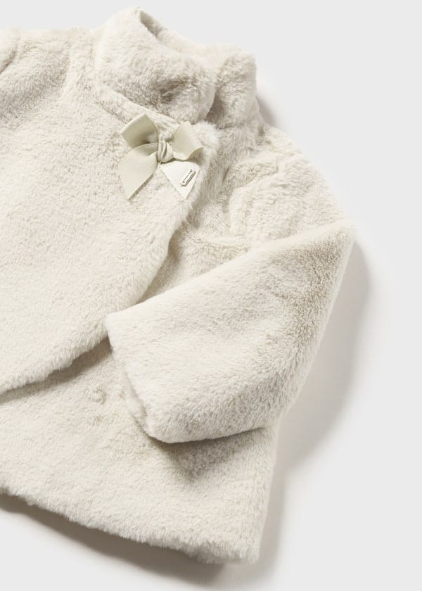 Mayoral Faux Fur Coat for Baby main image 1