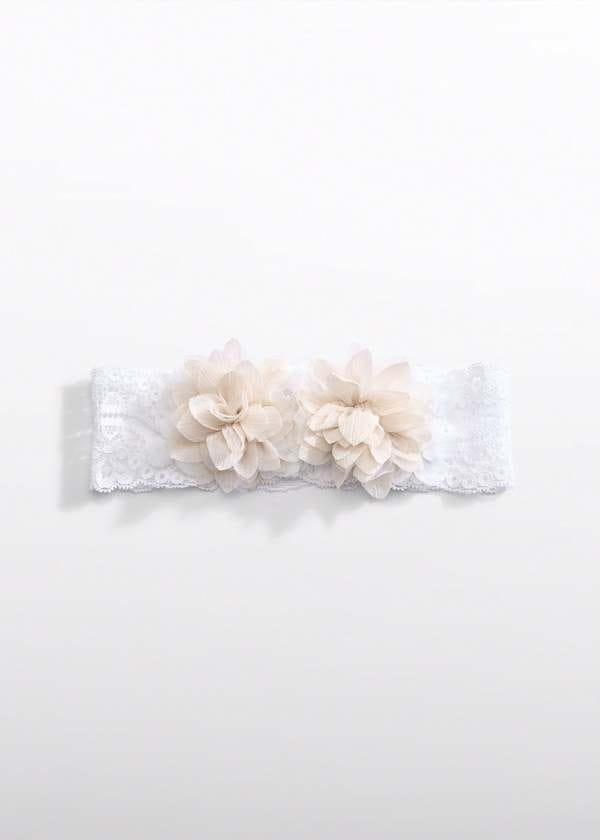 Abel & Lula Floral Lace Baby Headband - Little Miss Muffin Children & Home