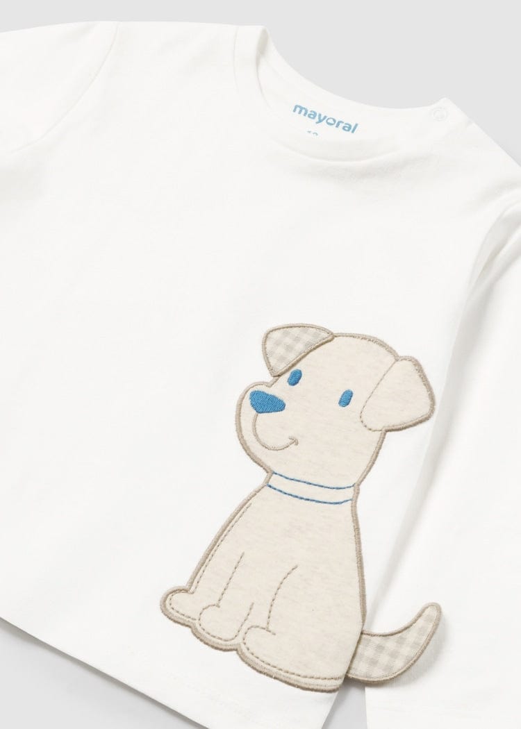 Mayoral Usa Inc Mayoral Long Sleeve Puppy T-Shirt for Baby - Little Miss Muffin Children & Home