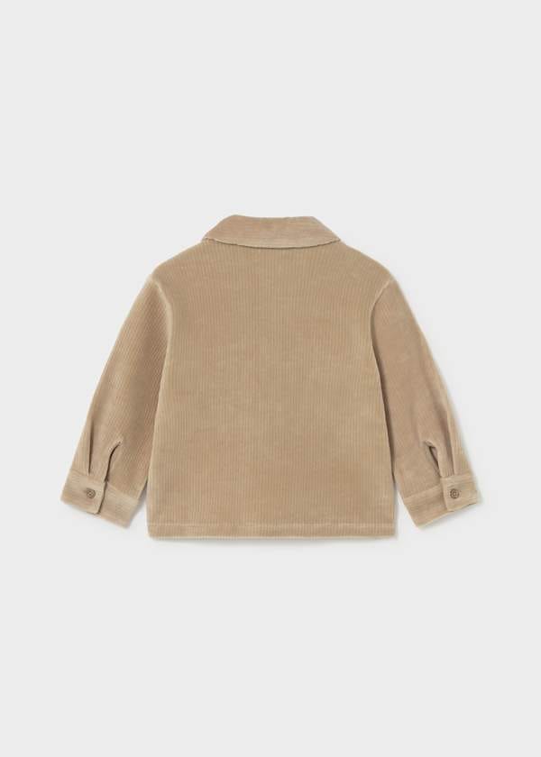 Knit Corduroy Overshirt