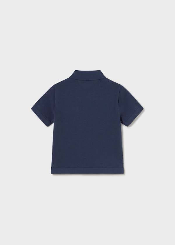 Knit Polo Shirt in Atlantic