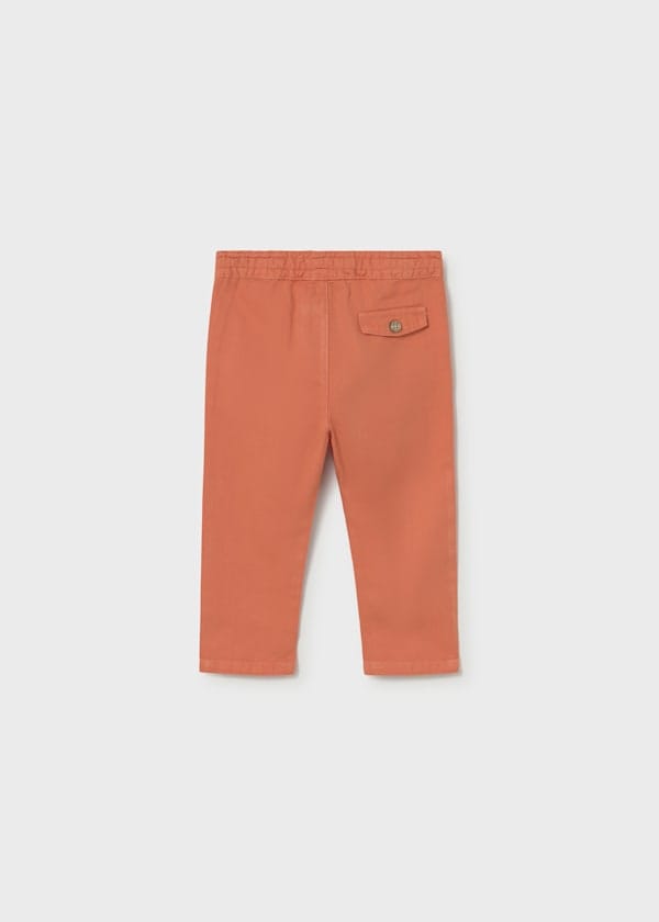 Linen Drawstring Pants in Clay