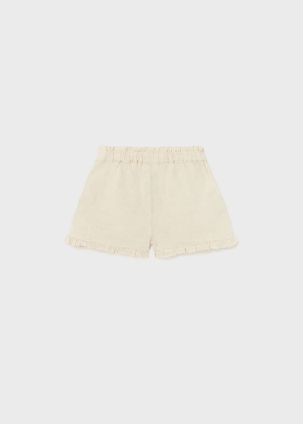 Mayoral Usa Inc Mayoral Ruffle Trimmed Linen Shorts - Little Miss Muffin Children & Home