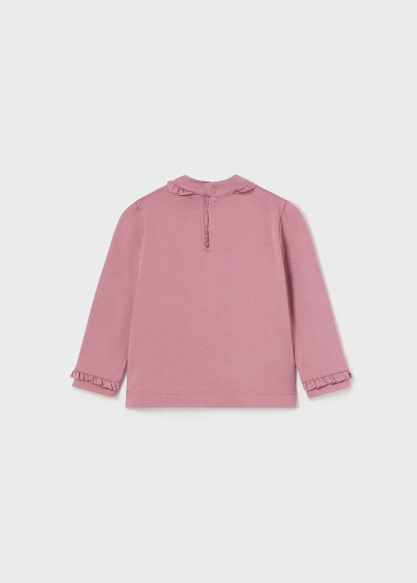 Mayoral Usa Inc Mayoral Ruffle Trim Mockneck Top for Baby Girl - Little Miss Muffin Children & Home