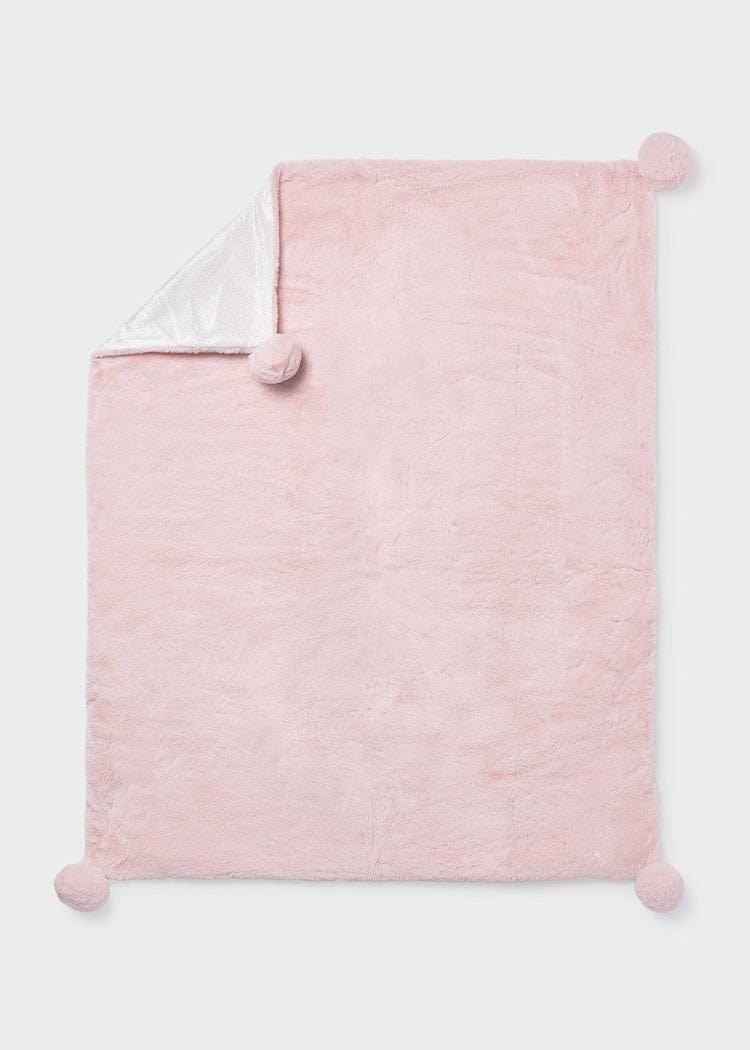 pink faux fur blanket