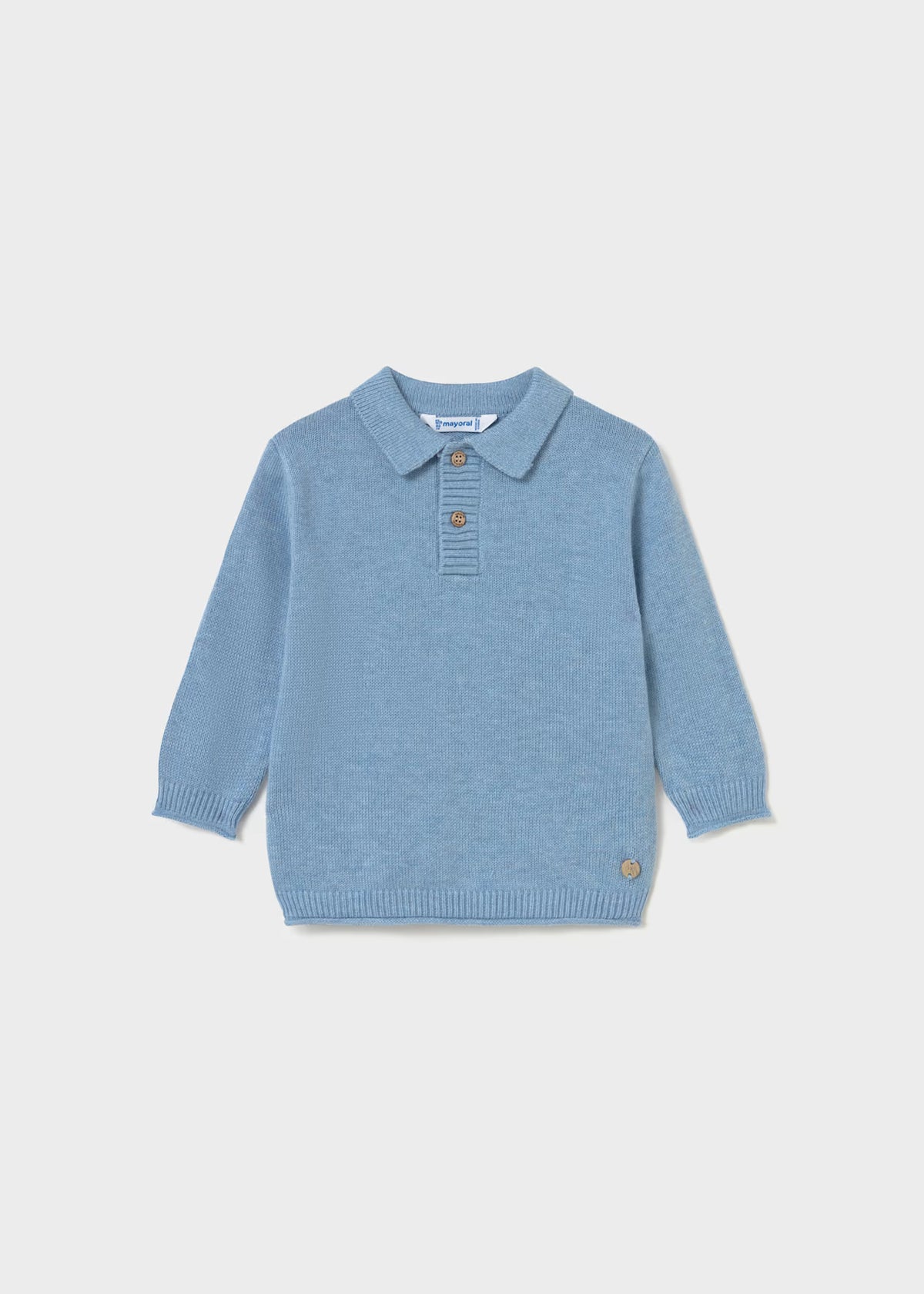 Polo Collar Knit Sweater, 2 Colors Available