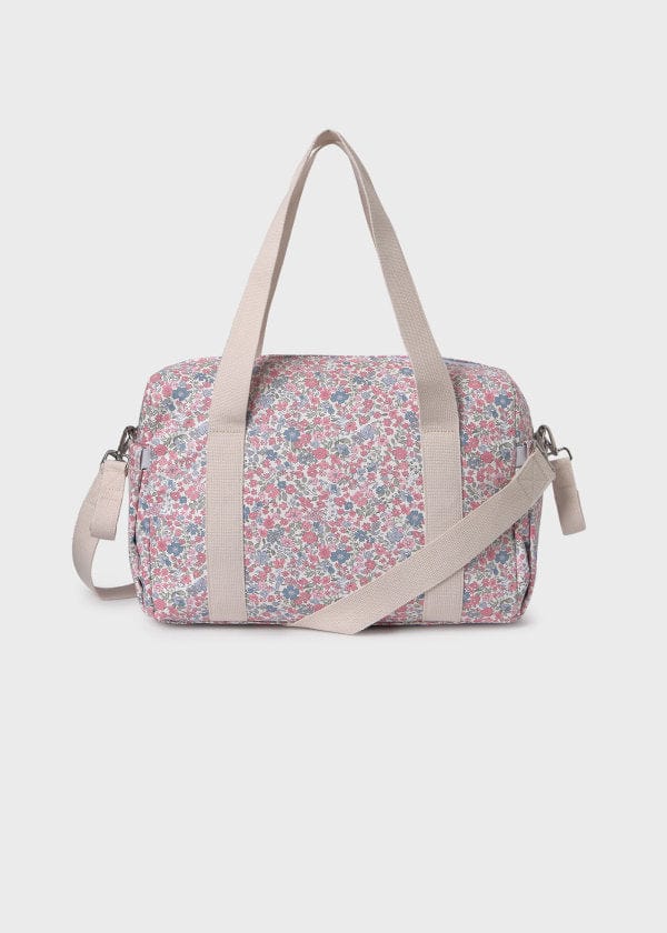 Mayoral Usa Inc Mayoral Printed Diaper Bag with Accessories in Baby Pink - Little Miss Muffin Children & Home