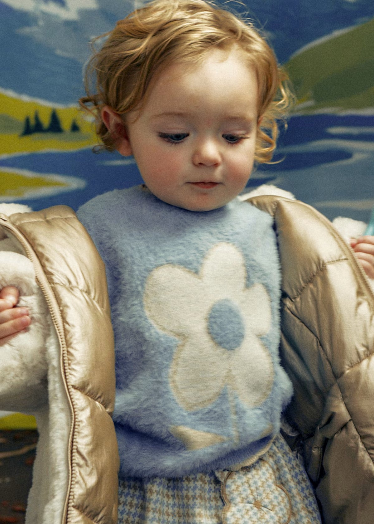 Reversible Faux Fur Puffer Jacket
