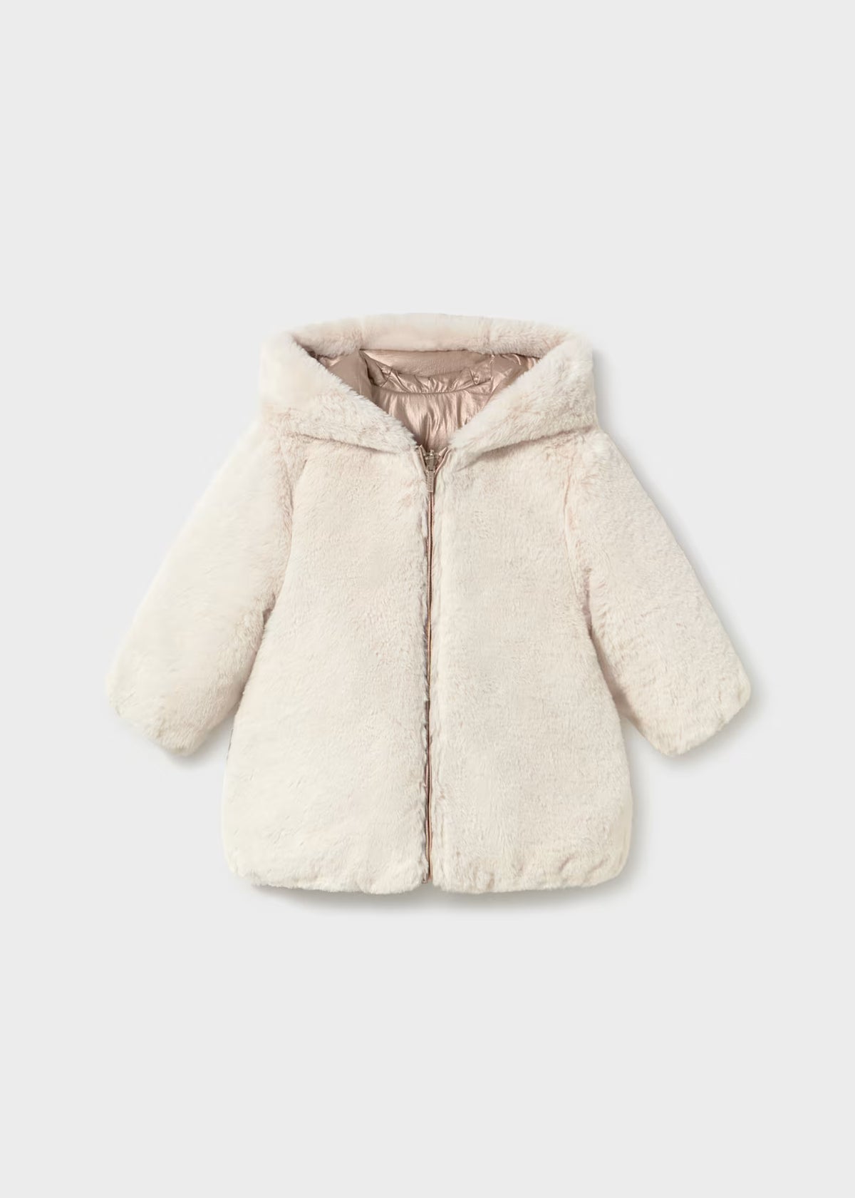 Reversible Faux Fur Puffer Jacket