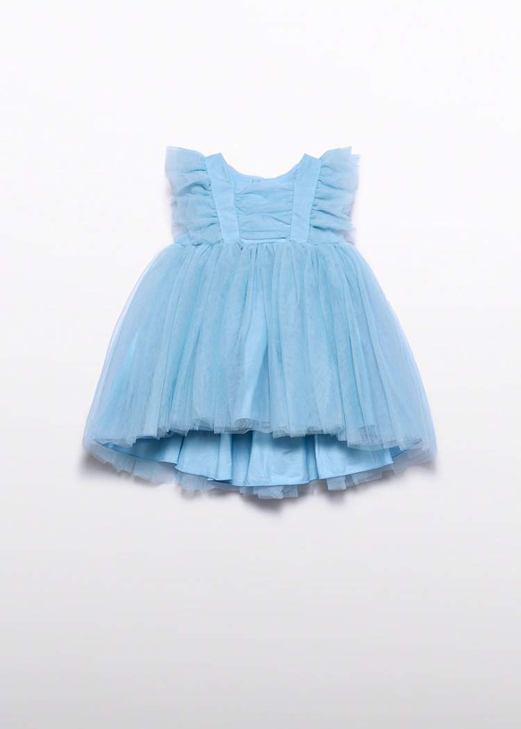 Ruffled Tulle Dress