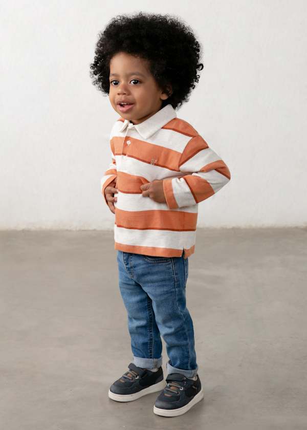 Toddler Boys' Slim Fit Jeans in Medium Denim