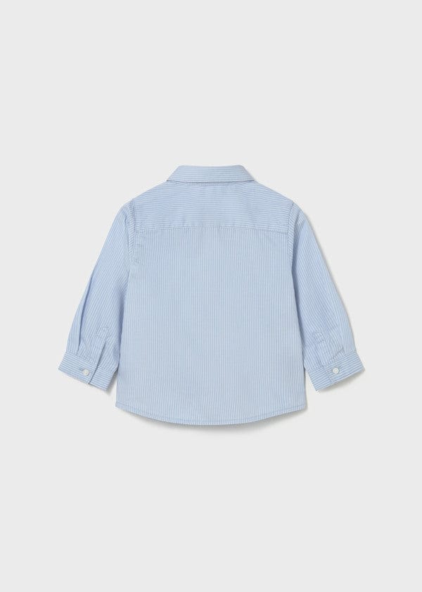 Mayoral Usa Inc Button Down Shirt in Light Blue Stripe - Little Miss Muffin Children & Home