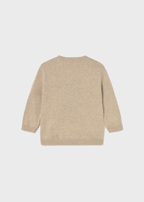 Mayoral Usa Inc Intarsia Knit Sweater in Heather Beige - Little Miss Muffin Children & Home