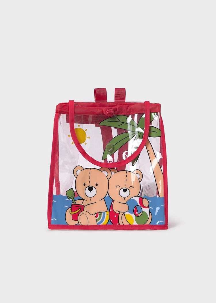 Mayoral Usa Inc Mayoral Bear Clear Backpack - Little Miss Muffin Children & Home