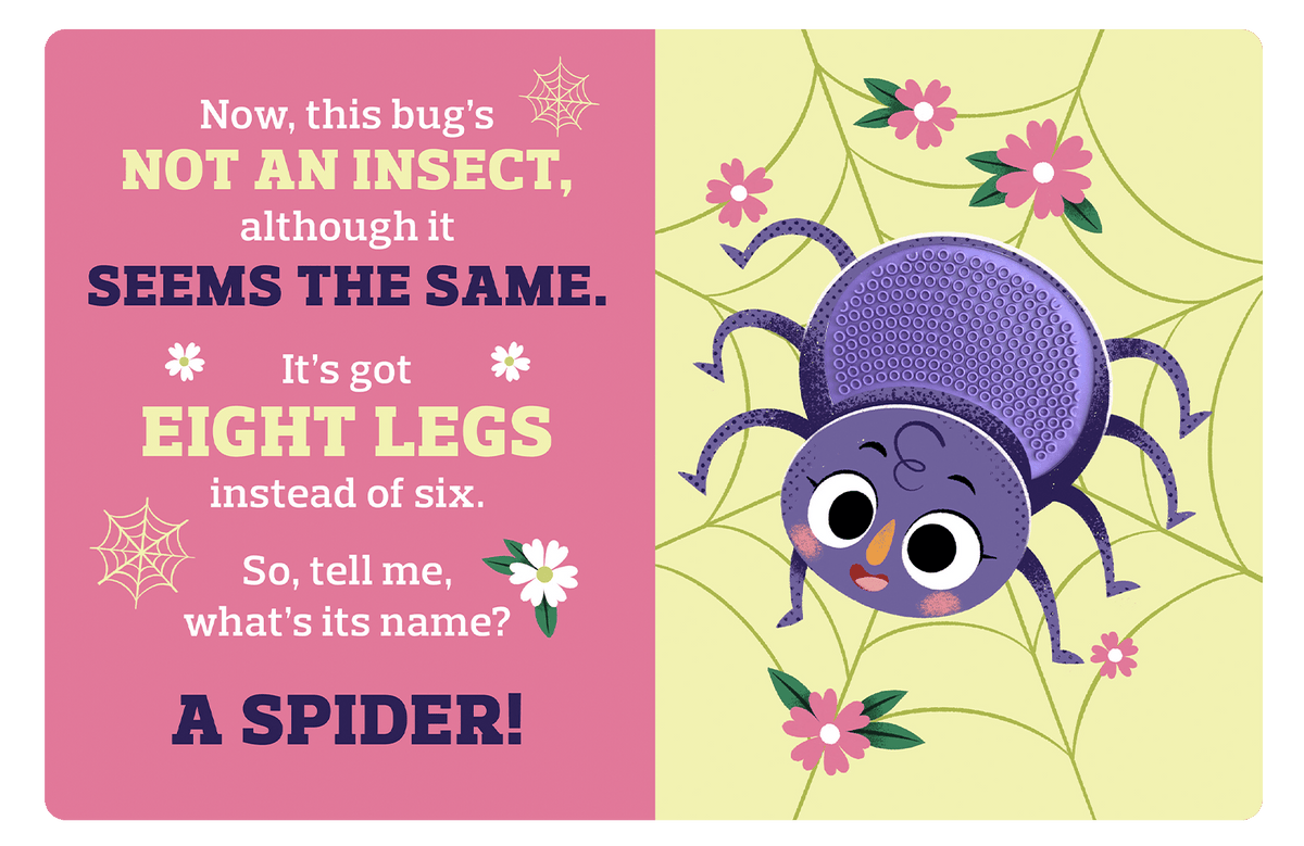 Little Hippo Books Backyard Bugs - Touch & Feel Sensory Board Book - Little Miss Muffin Children & Home