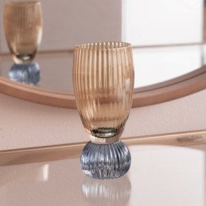 Beatriz Ball Beatriz Ball Glass Venice Shot Glass Set of 4, Amber & Blue - Little Miss Muffin Children & Home