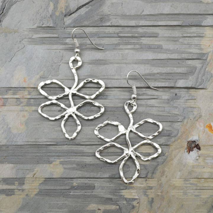 Anju Jewelry Silver Plated Earrings - Leafy Branch - Little Miss Muffin Children & Home