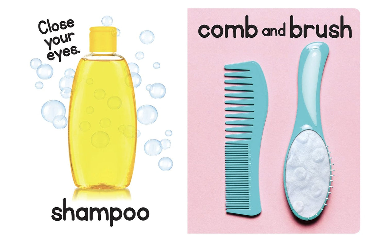 Little Hippo Books Splish! Splash! Bath Time -Touch and Feel Sensory Board Book - Little Miss Muffin Children & Home