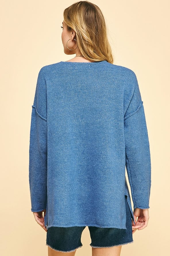 Pinch Pinch Soft V-Neck Knit Sweater - Little Miss Muffin Children & Home