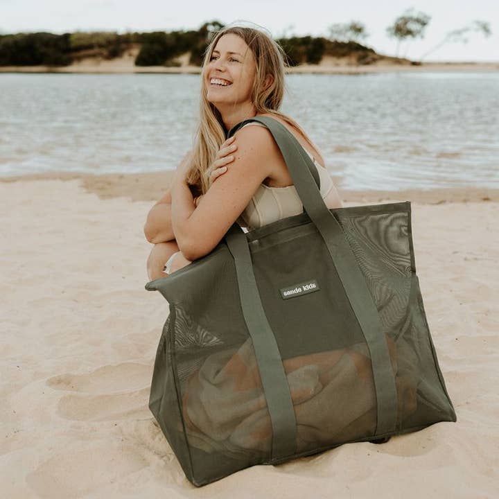 Beach Hauler™ Mesh Beach Bag in Pandanus