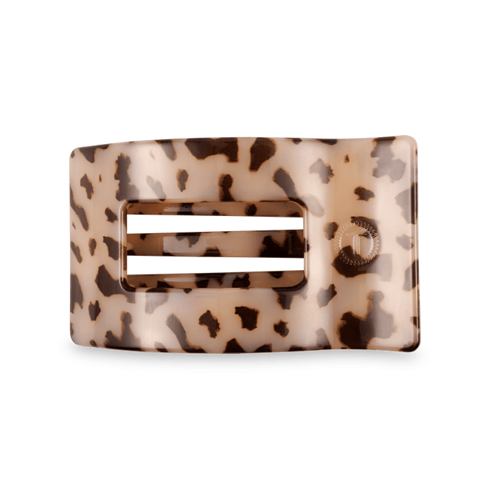 Teleties Rectangle Flat Hair Clip, Blonde Tortoise - Little Miss Muffin Children & Home