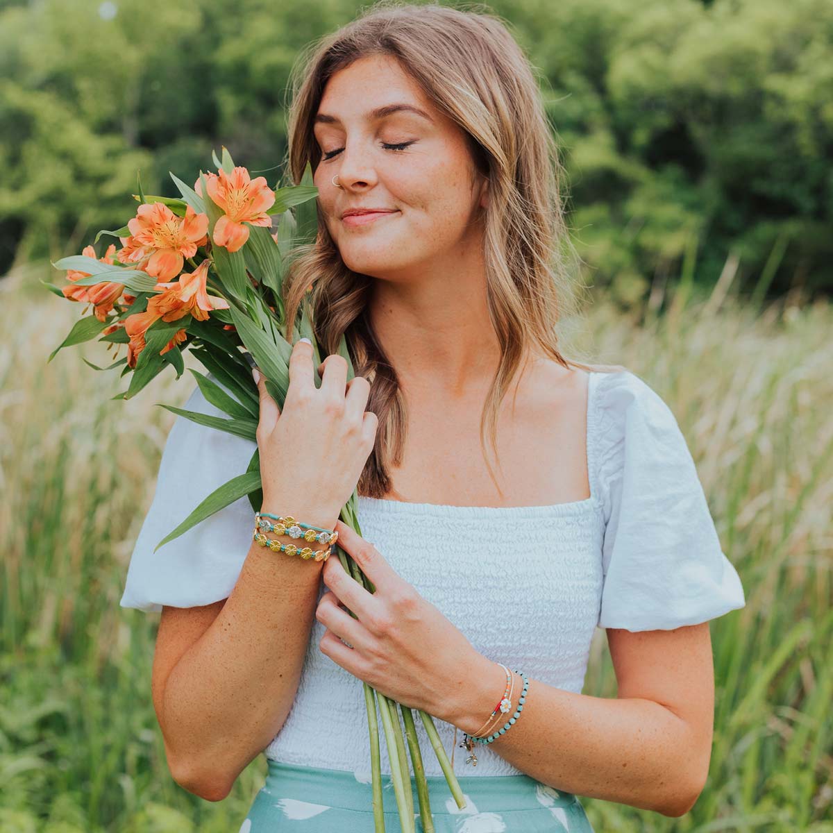 My Saint My Hero My Saint My Hero Well Wishes Spiritual Bouquet, Tan/Mixed - Little Miss Muffin Children & Home