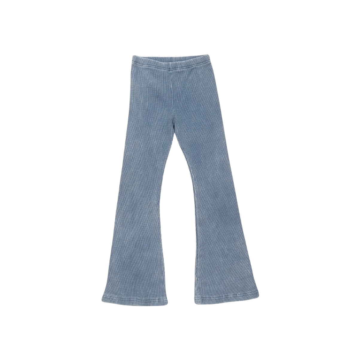 girls blue flare pants