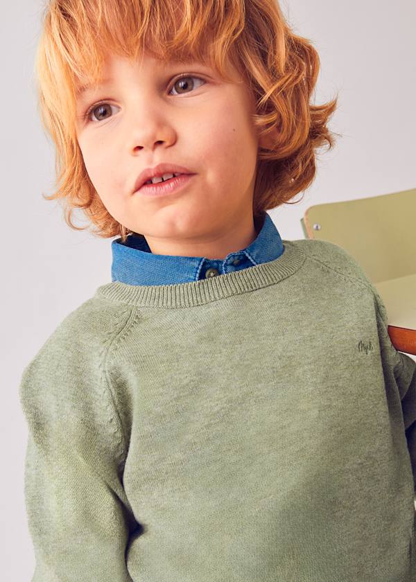 Mayoral Usa Inc Knit Sweater in Pistachio - Little Miss Muffin Children & Home