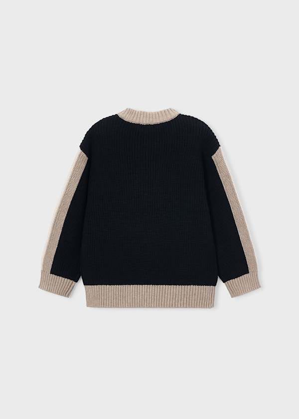 Contrast Trim Sweater