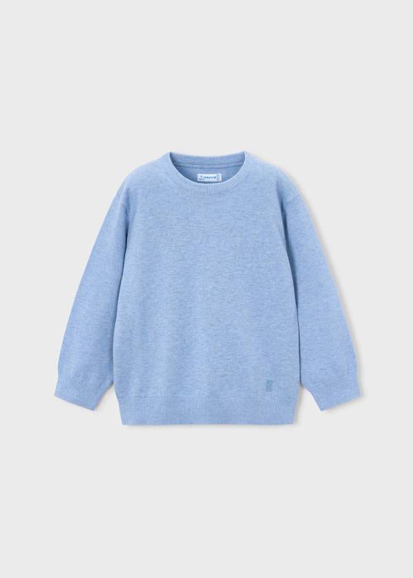 Boys' Crew Neck Sweater in Vivid Rain