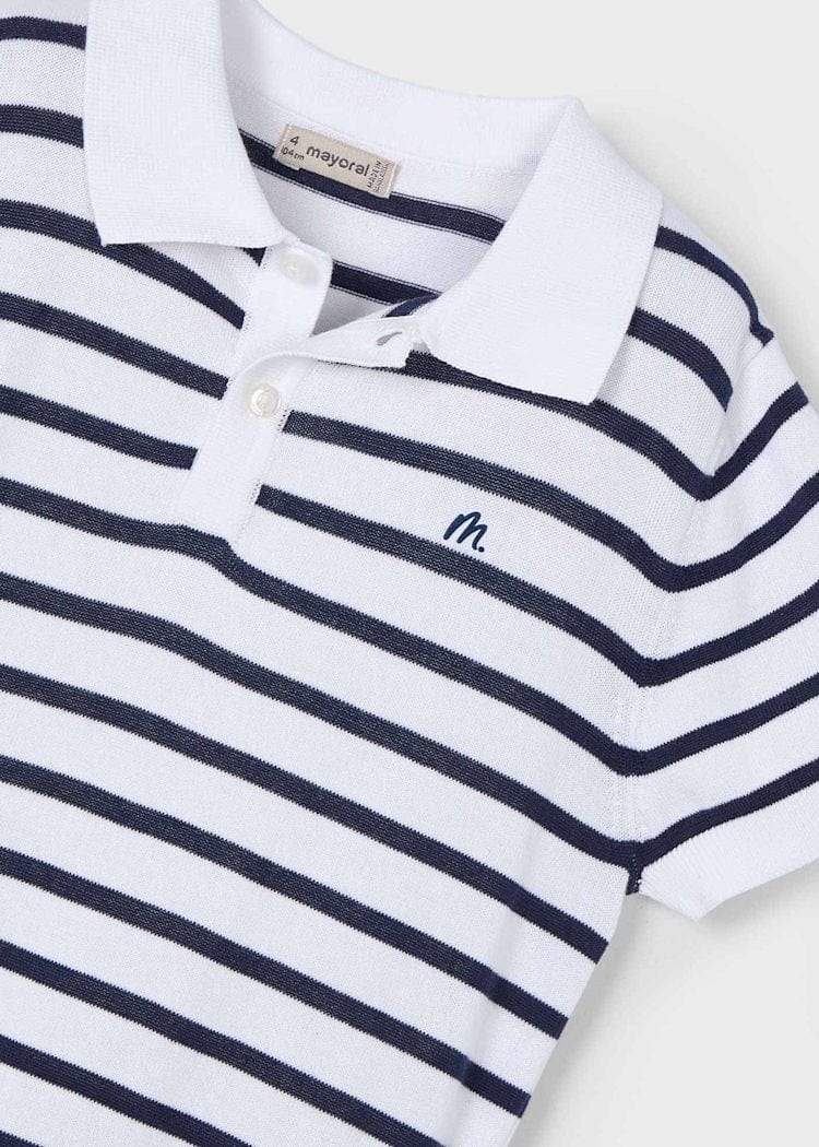 Mayoral Usa Inc Mayoral Short Sleeve Knit Polo - Little Miss Muffin Children & Home