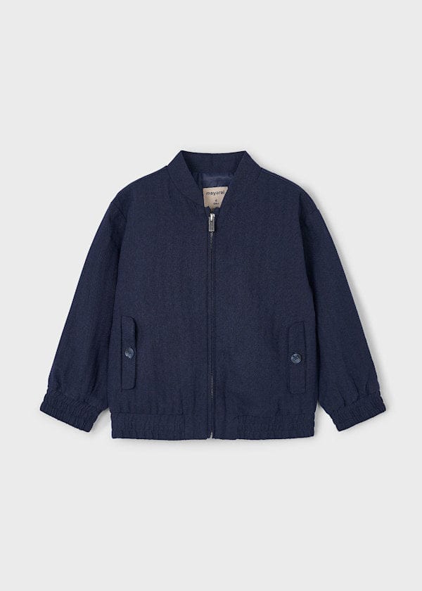 Mayoral Usa Inc Mayoral Linen Zip Up Jacket - Little Miss Muffin Children & Home