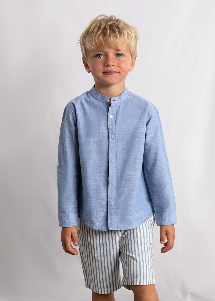 Linen Shirt & Shorts Set