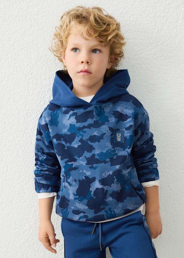 Camo Print Hoodie