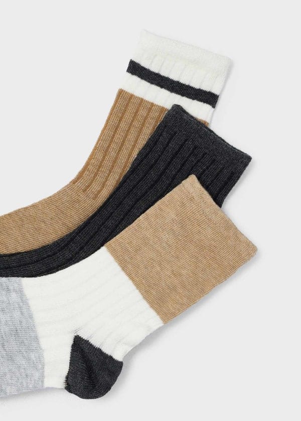 Mayoral Usa Inc Mayoral 3-Pair Sock Set for Boys - Little Miss Muffin Children & Home